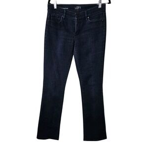 Ann Taylor Loft Modern Sexy Boot Women's Bootcut Jeans Size 28/6 Blue Dark Denim